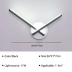 Modern LED Wall Lamp Bedside Sconce - Home Decor Lighting Fixture for Living Room, Bedroom, Hotel