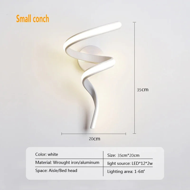 Modern Minimalist LED Wall Lamp – Up & Down Wall Sconce for Bedroom, Living Room, and Bathroom