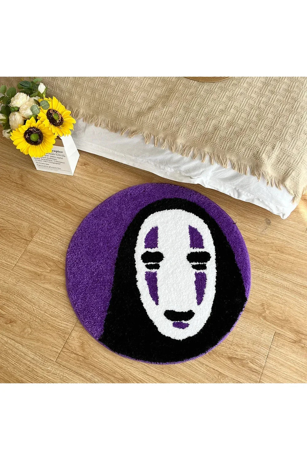 Face Soft Round Rug