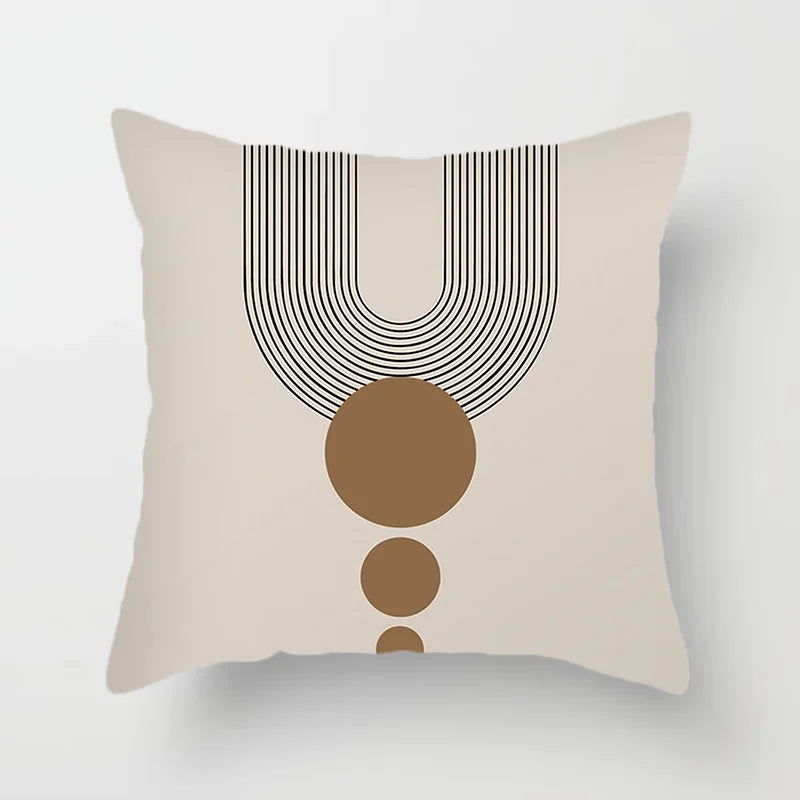 Modern Art Abstract Pattern Decorative Cushion Covers Creative Line Sofa Chair Pillowcases Throw Pillow Case Home Office Decor | Vinantica