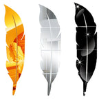 Vinantica | 3D Feather Art Mirror Wall Sticker