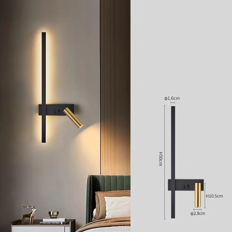 Modern LED Wall Lamp - Nordic Style for Creative Home Decor
