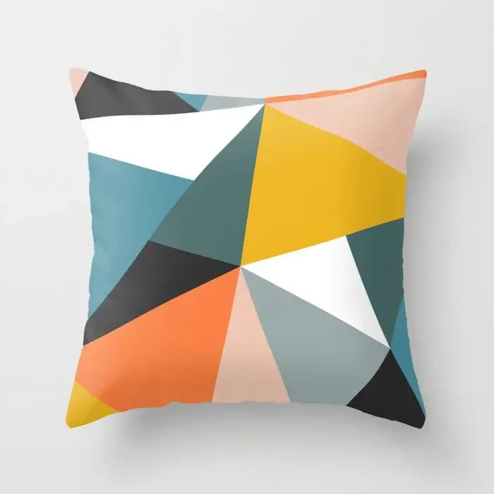 Modern Abstract Geometric Colorful Cushion Covers 45x45cm Pillow Cases Covers For Sofa Throw Cushions 60x60cm 50x50cm Trending Home Decor | Vinantica