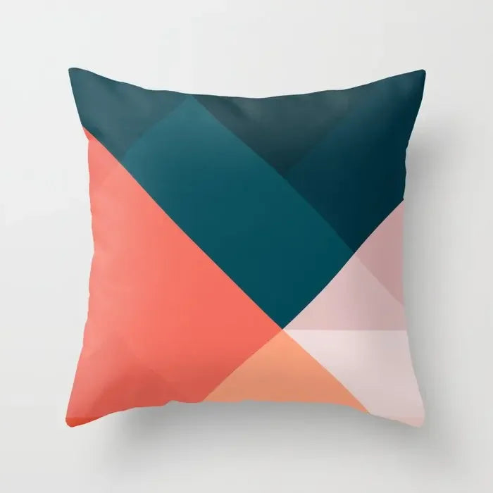 Modern Abstract Geometric Colorful Cushion Covers 45x45cm Pillow Cases Covers For Sofa Throw Cushions 60x60cm 50x50cm Trending Home Decor | Vinantica