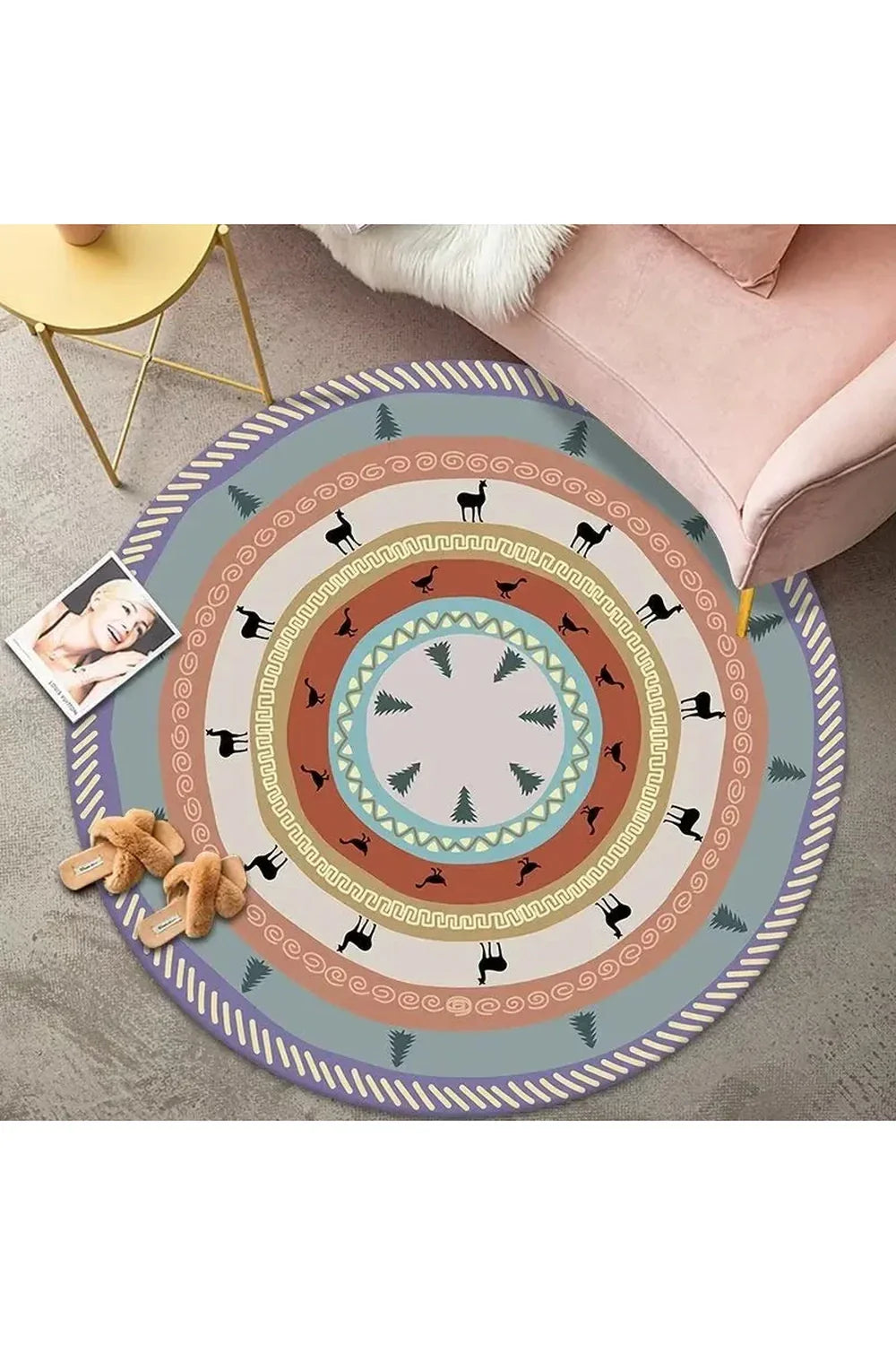 Soft Round Rug