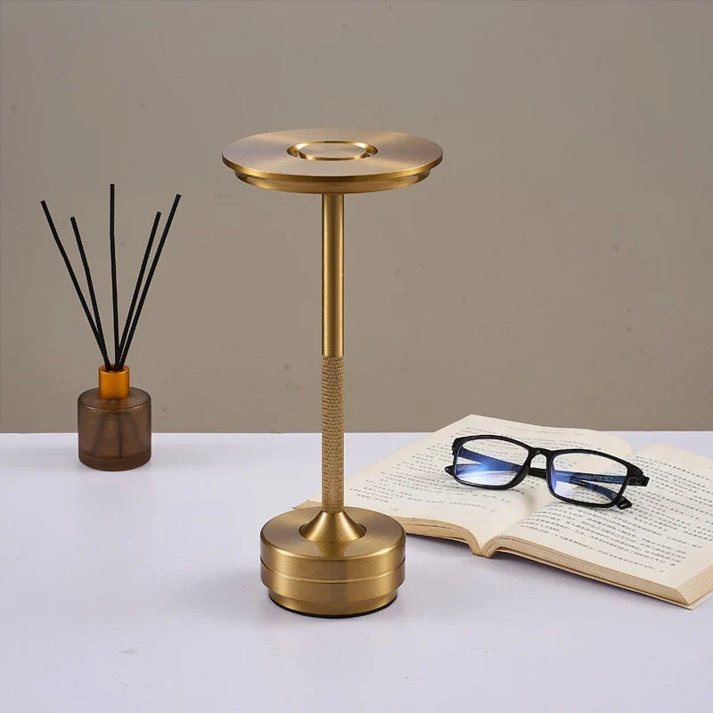 Classic Touch Sensor LED Table Lamp | Rechargeable Cordless Desk Lamp with 3 Color Adjustable Temperatures