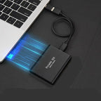 Portable SSD external hard drive with high-speed data transfer and compact design