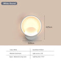 Modern LED Wall Lamp – Round Wall Light Fixture for Bedroom, Living Room, Hallway, and Study
