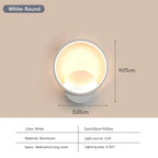 Modern LED Wall Lamp – Round Wall Light Fixture for Bedroom, Living Room, Hallway, and Study