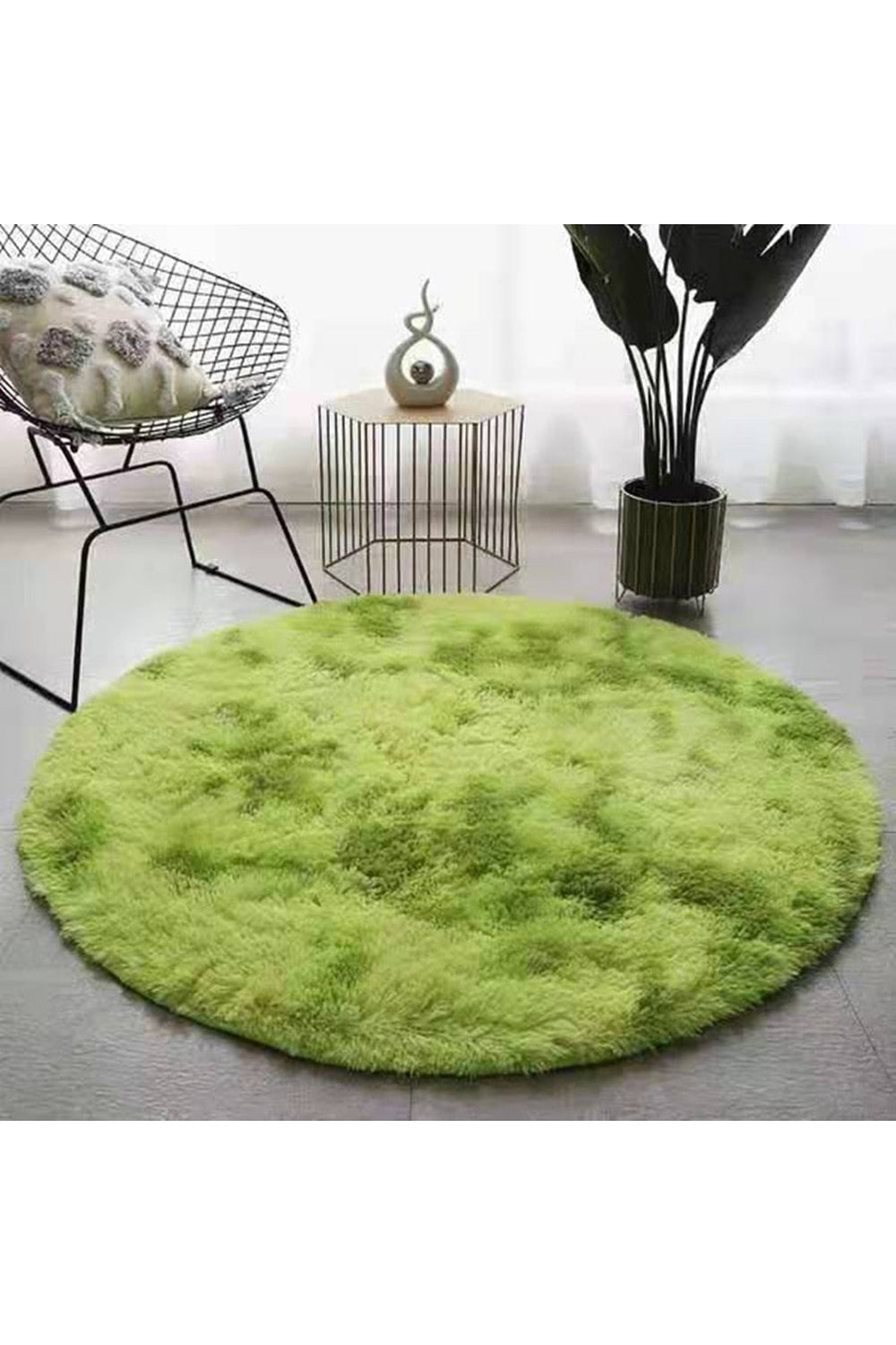 Fluffy Round Rug