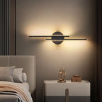 Modern Dual-Line LED Wall Lamp – Dimmable Up & Down Wall Light for Bedroom, Study, Dining Room, and TV Background Decor