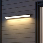 Long Strip LED Outdoor Wall Lamps - Waterproof Aluminum Lights for Porch, Garden, Corridor