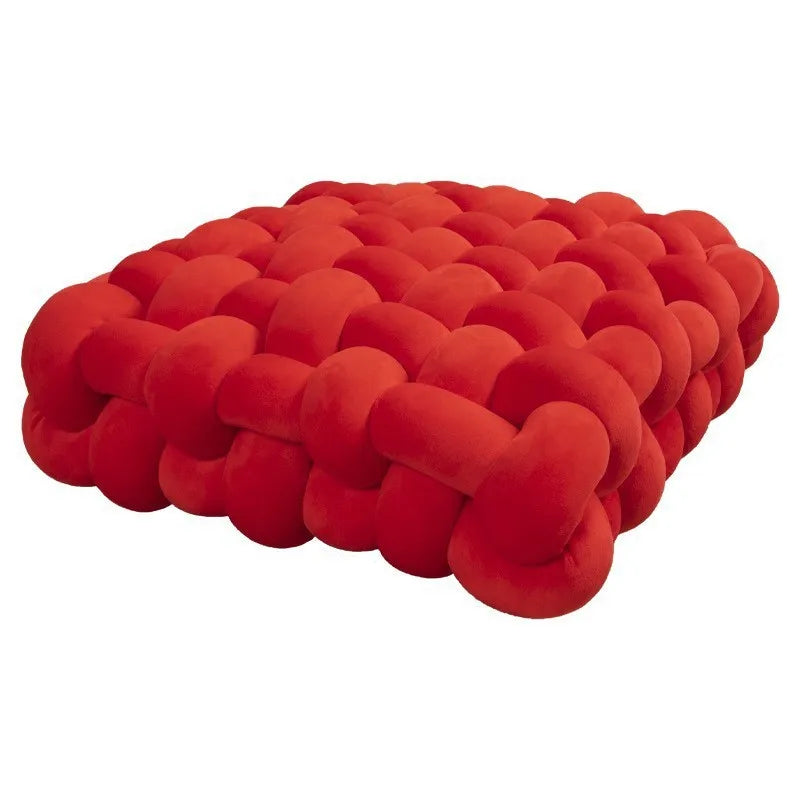 Chunky Woven Knot Cushion | Vinantica