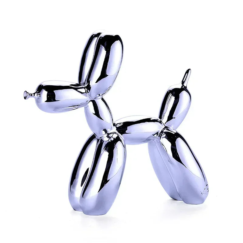 Nordic Balloon Dog Sculpture Resin Animal Ornament Art Sculptures and Figures Craft Home Decoration Room Desktop Accessories