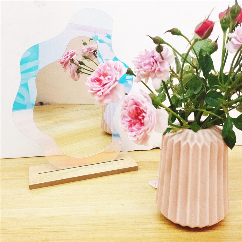 Decorative Wavy Colorful Mirror