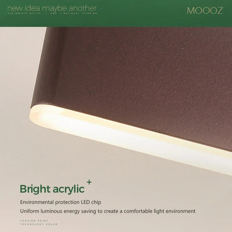 Modern LED Wall Lamp – Rotatable Aluminum Wall Light for Living Room, Bedroom, Dining Room, and Home Decor – Up & Down Indoor Wall Sconce