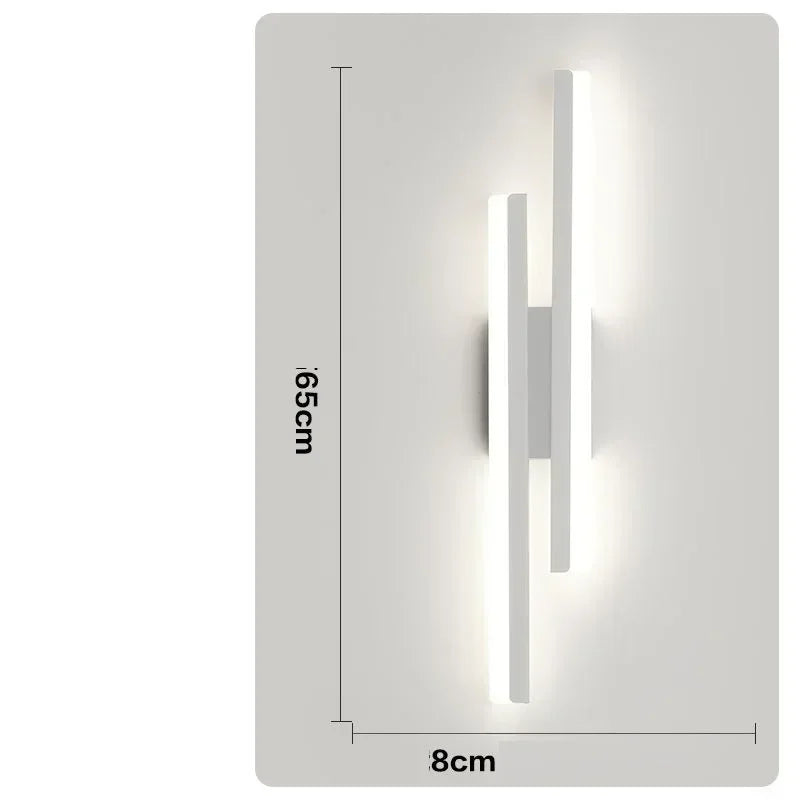 LED Bedroom Wall Lamp Wall Acrylic Lampshade Indoor Lighting for Living Room Corridor Light Fixture 50cm 16W
