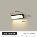 Long Strip LED Outdoor Wall Lamps - Waterproof Aluminum Lights for Porch, Garden, Corridor