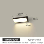 Long Strip LED Outdoor Wall Lamps - Waterproof Aluminum Lights for Porch, Garden, Corridor