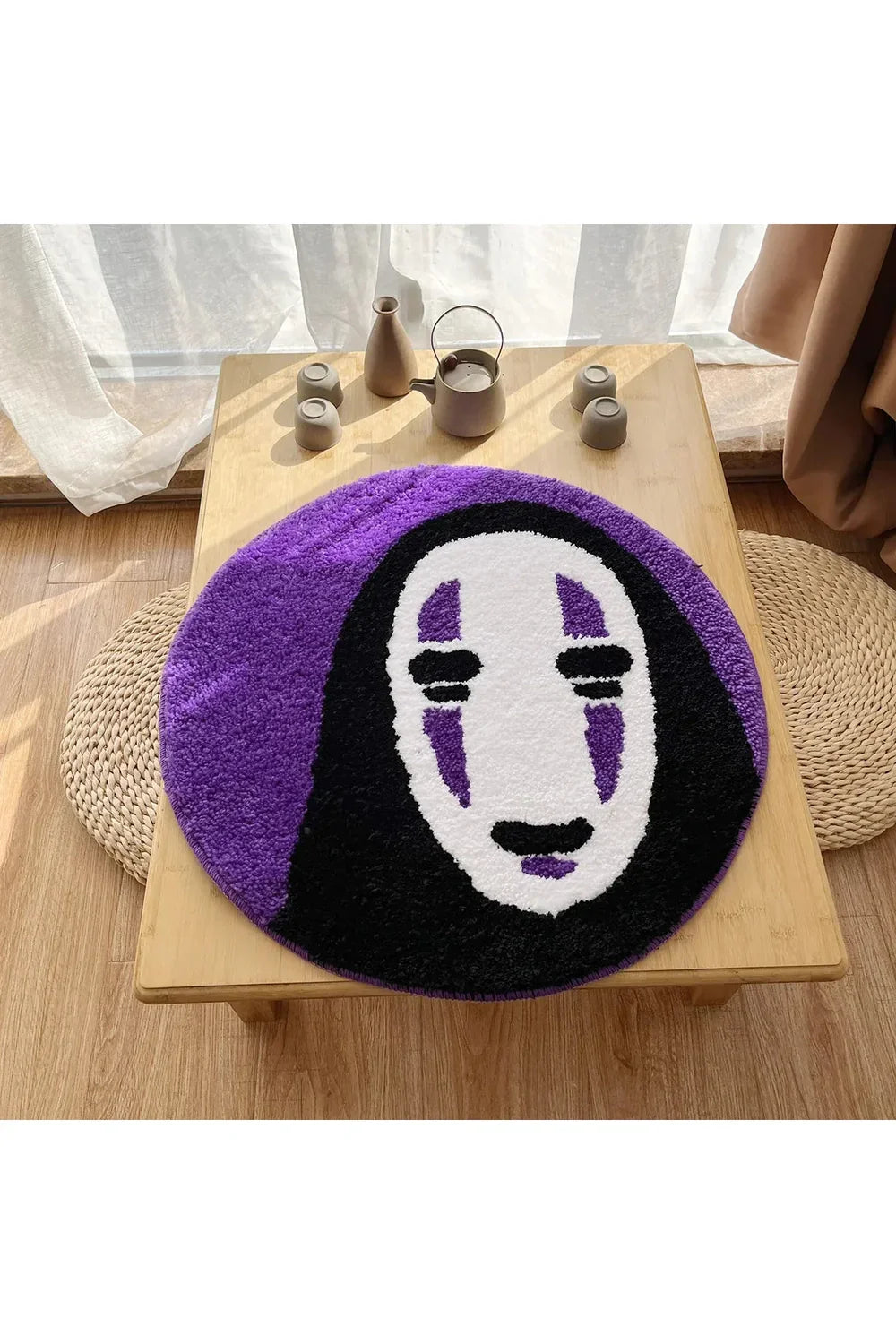 Face Soft Round Rug