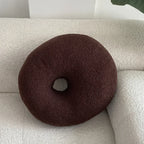 Nordic Bouclé Abstract Cushion – Minimalist Plush Pillow | Vinantica