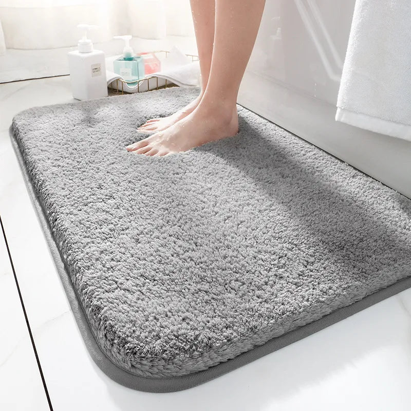 SoftStep Luxe Bath Mat – Extra Thick Microfiber Mat with Non-Slip and High Absorption