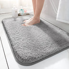 SoftStep Luxe Bath Mat – Extra Thick Microfiber Mat with Non-Slip and High Absorption