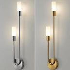 Modern Gold LED Wall Light – Nordic Sconce for Living Room, Bedroom, Kitchen, and Hallway Décor