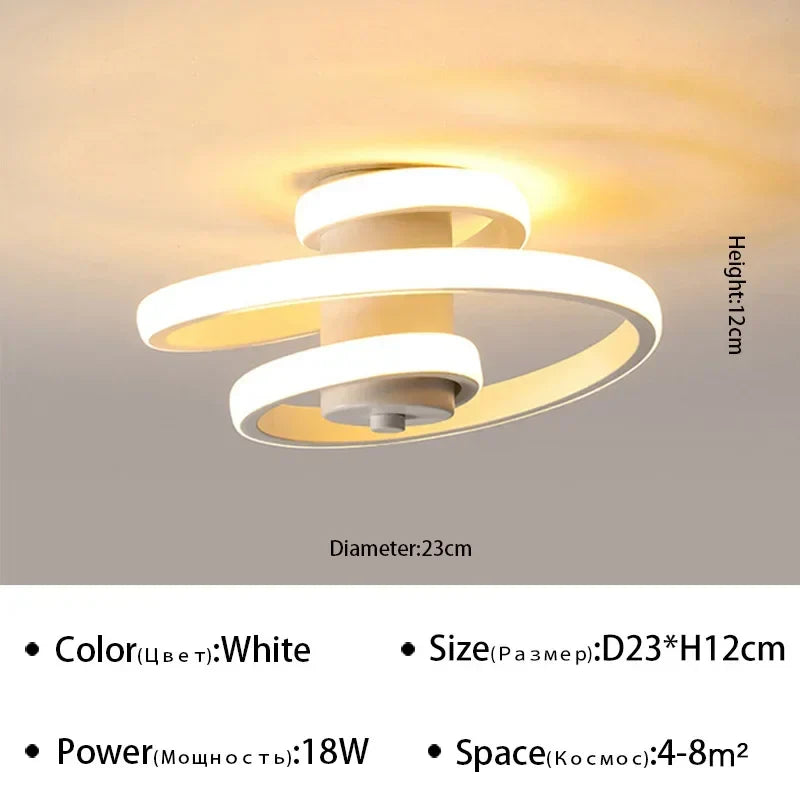Modern LED Aisle Ceiling Lights | Surface Mounted for Bedroom, Living Room, Corridor, and Balcony