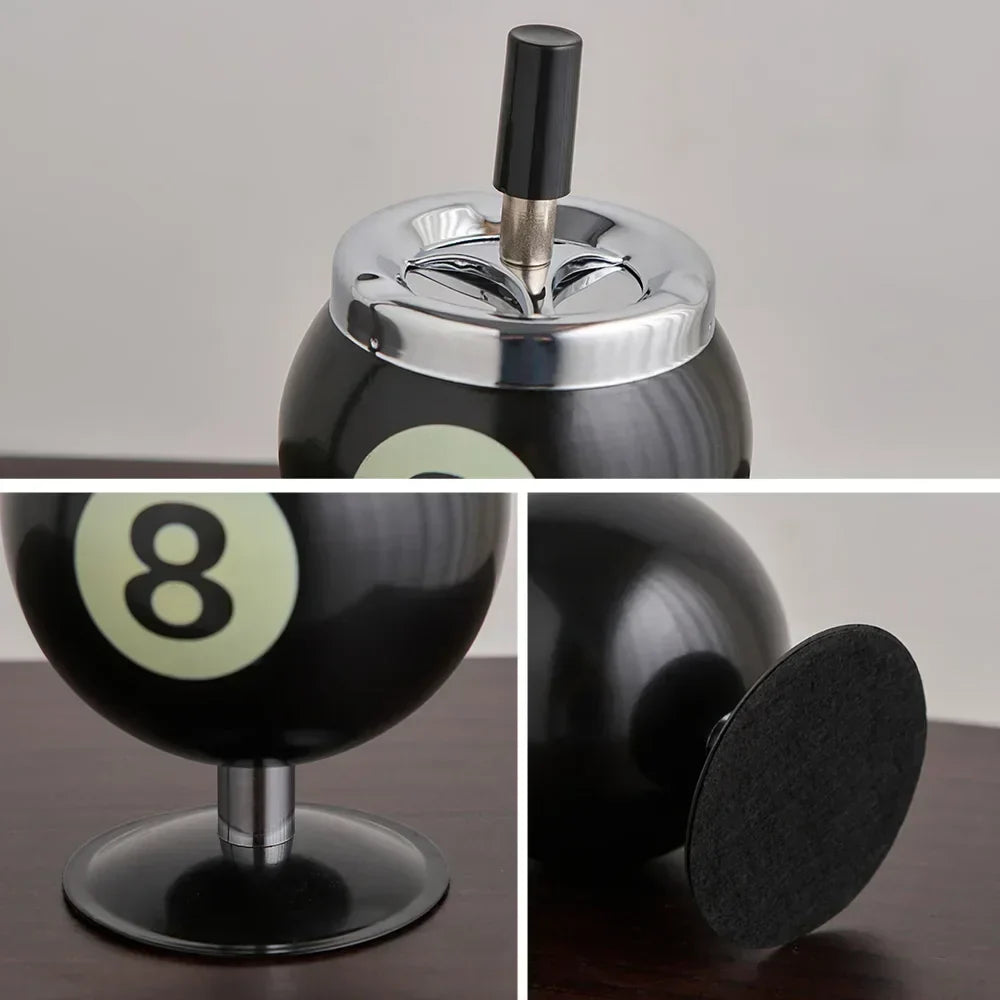 Metal Billiard Ashtray