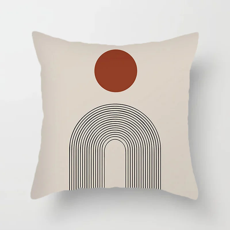 Modern Art Abstract Pattern Decorative Cushion Covers Creative Line Sofa Chair Pillowcases Throw Pillow Case Home Office Decor | Vinantica