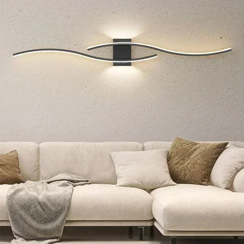 Modern LED Wall Lamp – Dimmable Up & Down Wall Sconce for Bedroom, Living Room, and Indoor Spaces