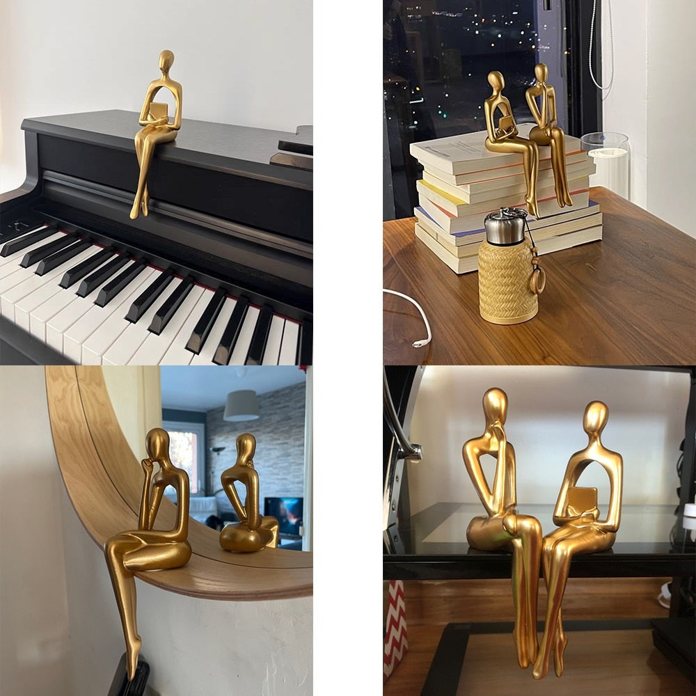 Modern Figurines Abstract Home Decor Sculpture