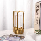 LED Cordless Table Lamp | Industrial Style, Rechargeable & Portable Lighting for Outdoor & Indoor Use