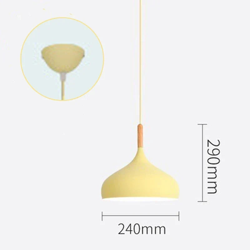 LED Iron Chandelier Pendant Lamp - Vintage Hanging Light