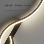 Modern LED Wall Lamp – Smart Remote-Controlled Sconce for Bedroom, Living Room, and Staircase