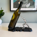 Wine Bottle Holder - VinoLux - Premium Design - Luxurious Eye-Catcher