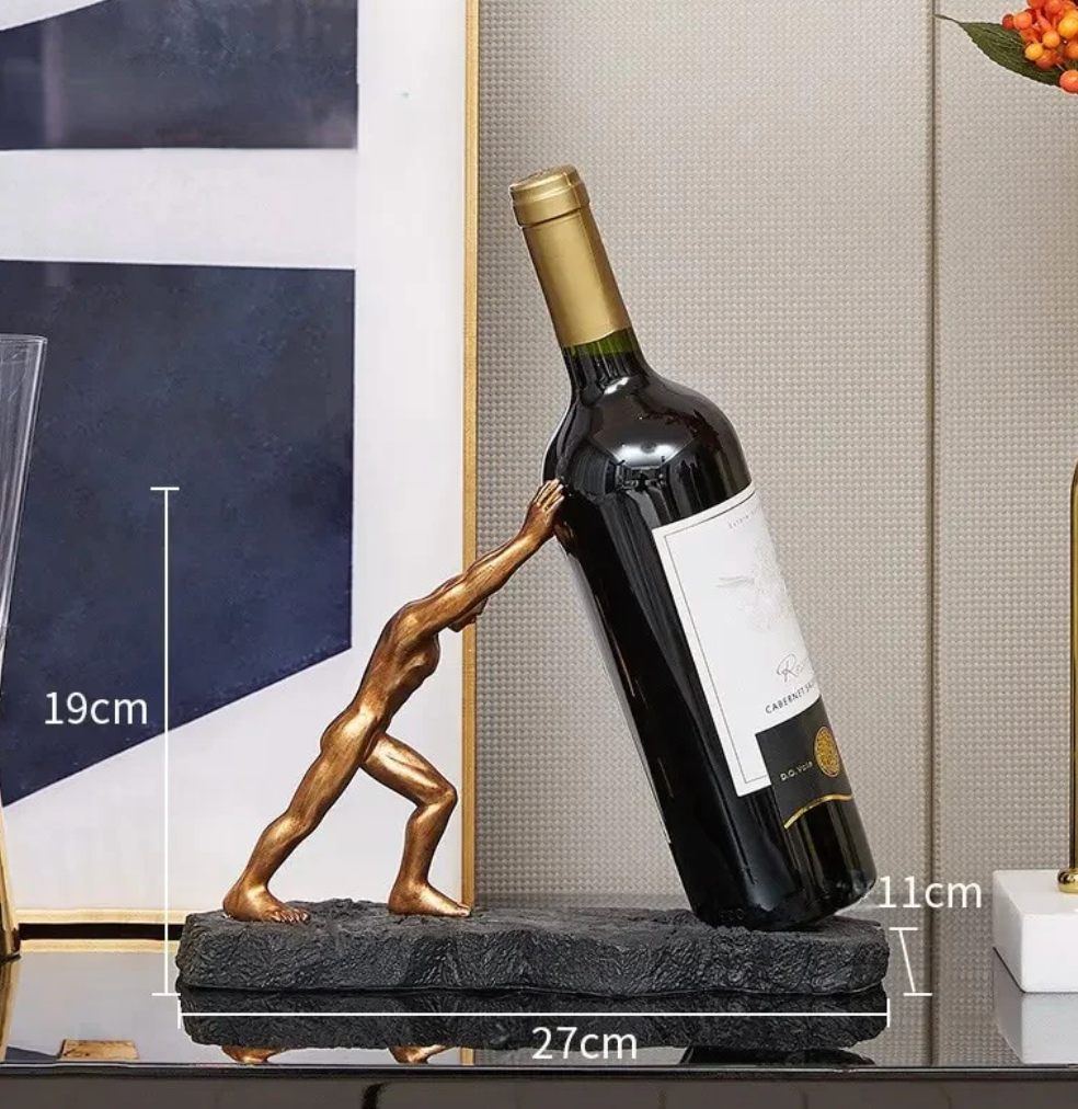 Wine Bottle Holder - VinoLux - Premium Design - Luxurious Eye-Catcher