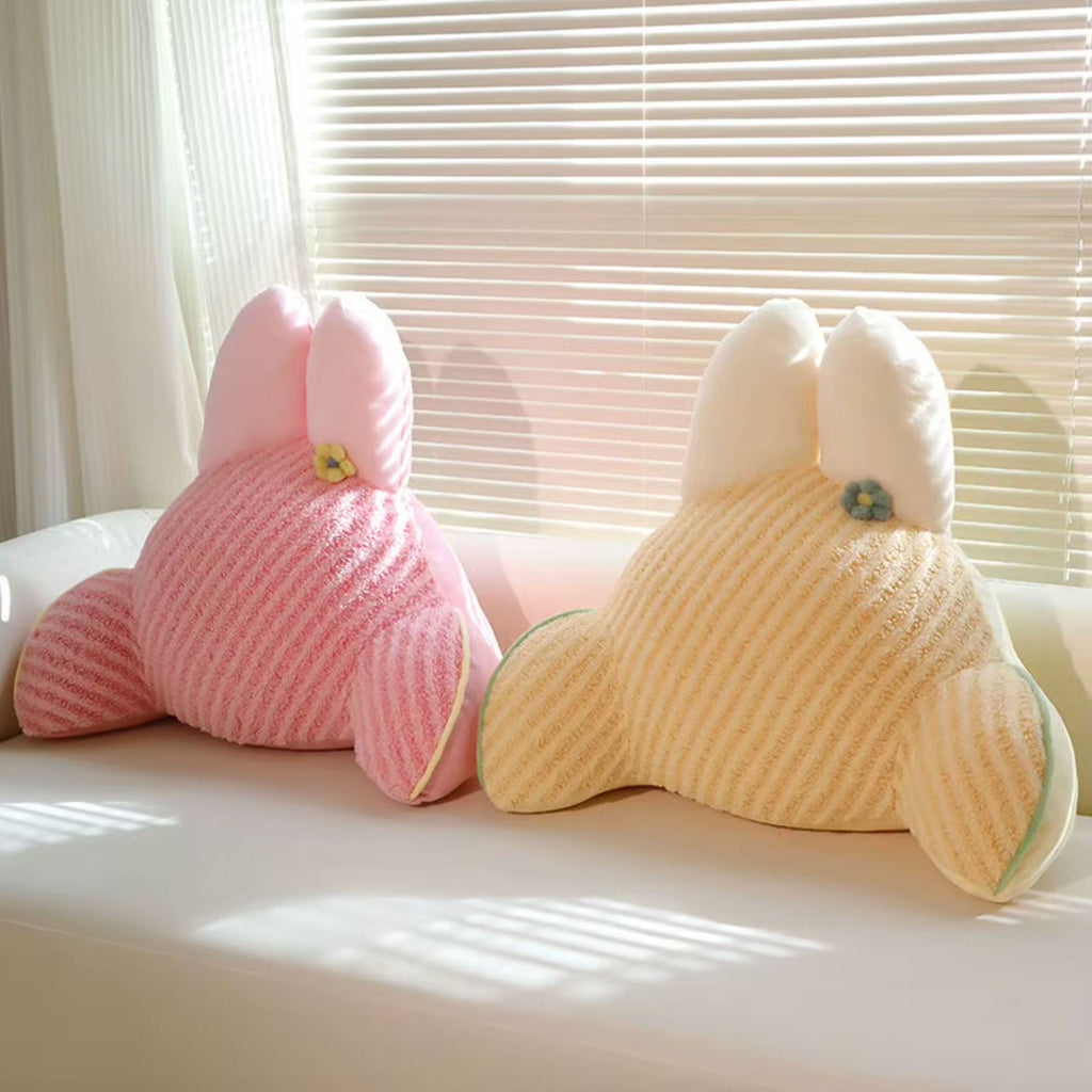 Rabbit Throw Pillow – Cute Bunny Shaped Cushion | Vinantica