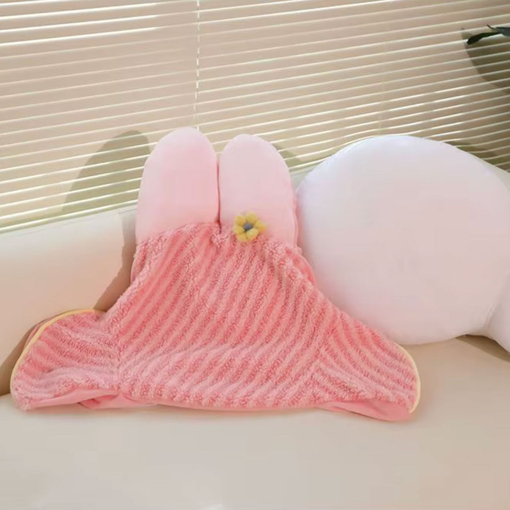 Rabbit Throw Pillow – Cute Bunny Shaped Cushion | Vinantica