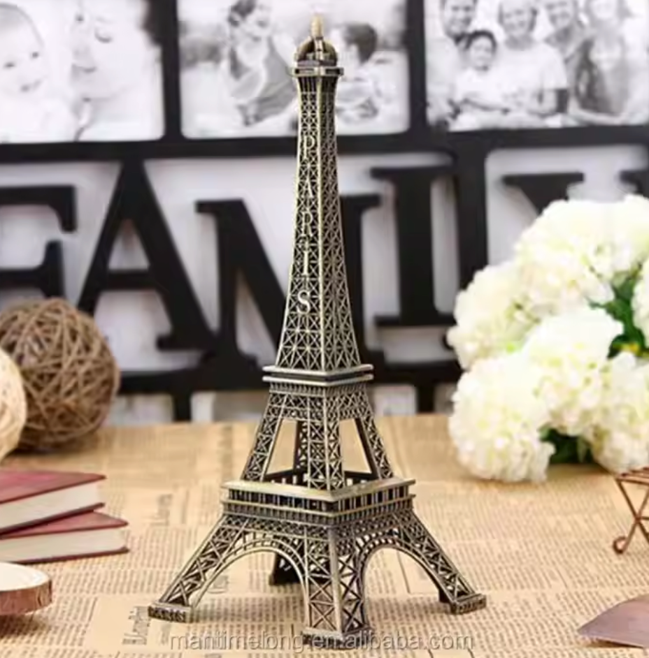 Eiffel Tower Metal Sculpture