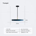 Modern LED Pendant Light – 23/30cm Disc Hanging Lamp for Bedroom, Living Room, Office, and Aisle – Dimmable LED Ceiling Light
