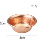 Nepalese pure copper water preparation bowl handmade hammer pattern holy water bowl for Buddha Buddhism accessories