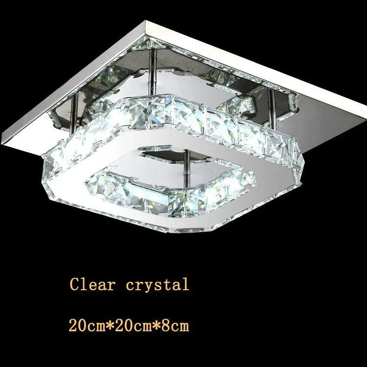 Ceiling Lamp Lights - Decorative LED Lamps For Room Chandelier Crystal Chandeliers - Home Kitchen Bedroom Living Modern Dining Hallway