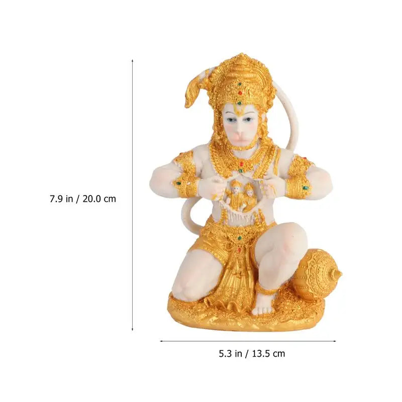 1 Piece Hanuman Buddha Monkey God Figurine Southeast Asian Style Home Sculpture Lord Hanuman Statue Buddha Figur Ornament