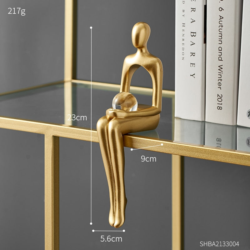 Modern Figurines Abstract Home Decor Sculpture