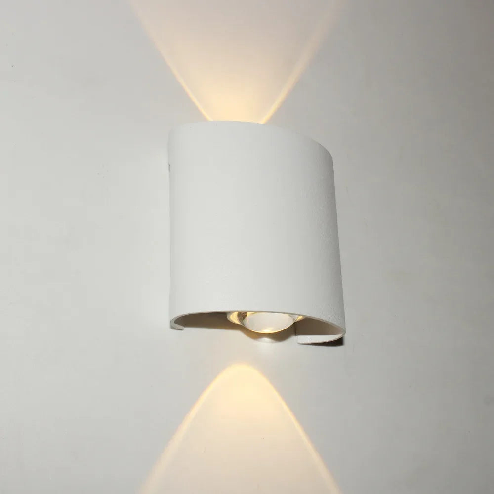Body Motion Sensor Wall Light Waterproof Outdoor LED Wall Sconce Up Down Glowing Lamps Garden Yard Induction Corridor Wall Lamp