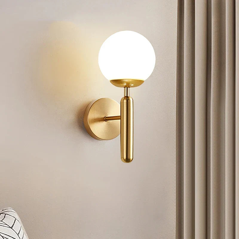 Modern LED Wall Light – Indoor Wall Lamp for Hotel, Bathroom, Bedroom, Living Room, Corridor & Aisle, E27 Tri-Color Adjustable, AC Powered
