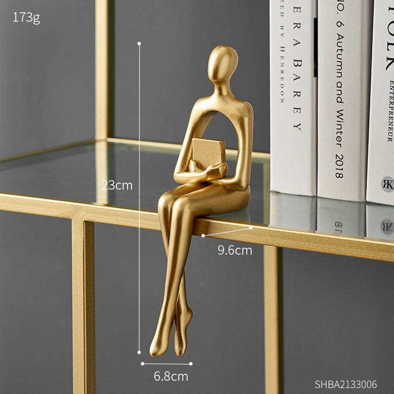 Modern Figurines Abstract Home Decor Sculpture