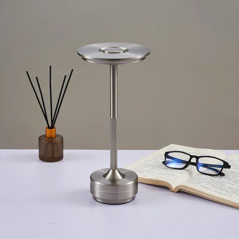 Classic Touch Sensor LED Table Lamp | Rechargeable Cordless Desk Lamp with 3 Color Adjustable Temperatures